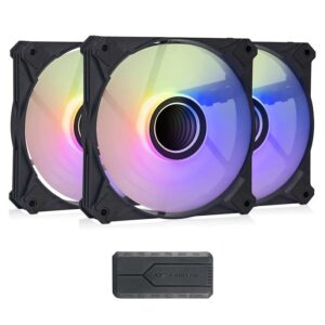JualAIGO DARKFLASH INFINITY 8 ARGB 3IN1 – 12CM BLACK