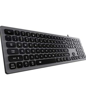 JualAIGO V800 RGB Aluminium Ultra Thin Keyboard