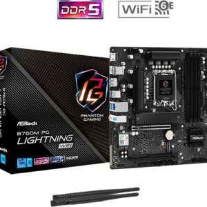JualASROCK B760M PG LIGHTNING WIFI DDR5  (Intel LGA 1700)
