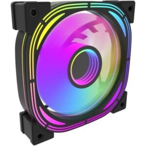 JualAigo DarkFlash INFINITY 24R PRO REVERSE ARGB Single Fan 12CM – BLACK