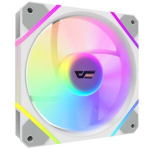 JualAigo DarkFlash DM12R PRO REVERSE – PWM A-RGB 120MM / 12CM – White
