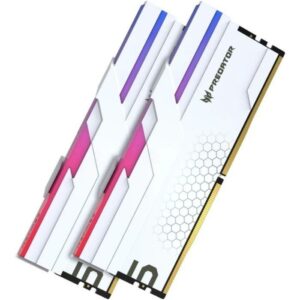 JualACER PREDATOR HERMES RGB DDR5 32GB (2x16GB) 6600Mhz – White