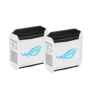 JualASUS ROG Rapture GT6 Gaming Network Router 2 Pack Moonlight White Wi-Fi 6 MESH AI-MESH Ready 3 Port LAN Gigabit dan 1 Port WAN 2.5G – Device