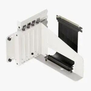 JualHAVN Universal Vertival GPU Kit | 6-Slot Adjustable Height, PCIe 5.0 – White