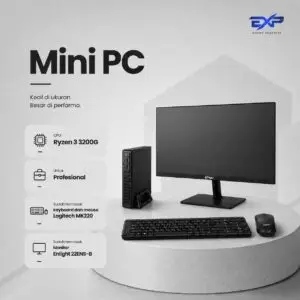 JualEXP PC Office | ASRock Jupiter X300 | Ryzen 3 3200G | 8GB | 256GB [Free Packing Kayu