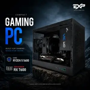 JualEXP PC Gaming | Ryzen 5 5600 | RX 7600 | 16GB | 500GB